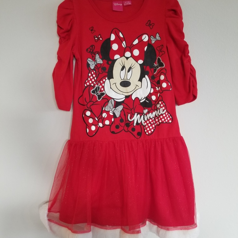 Disney Minnie Mouse Dress Sz 7/8